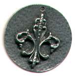 'Fleur-de-Lis' Pendant; 3,5cm
