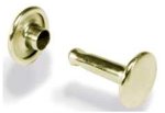 Solid Brass Double Cap Rivets 