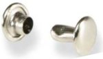 Solid Brass Double Cap Rivets 